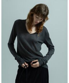 BIYOMA / ビヨーマ その他トップス | LYOCELL CASHMERE V NECK KNIT PULLOVER