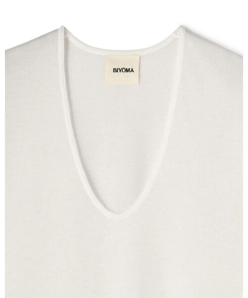 BIYOMA / ビヨーマ その他トップス | LYOCELL CASHMERE V NECK KNIT PULLOVER | 詳細3