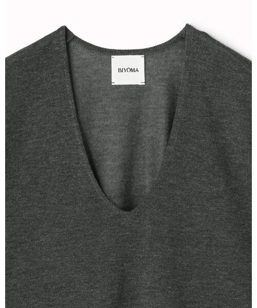 BIYOMA / ビヨーマ その他トップス | LYOCELL CASHMERE V NECK KNIT PULLOVER | 詳細8