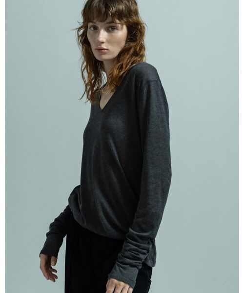 BIYOMA / ビヨーマ その他トップス | LYOCELL CASHMERE V NECK KNIT PULLOVER | 詳細10