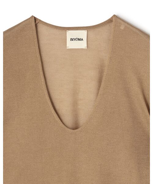 BIYOMA / ビヨーマ その他トップス | LYOCELL CASHMERE V NECK KNIT PULLOVER | 詳細13