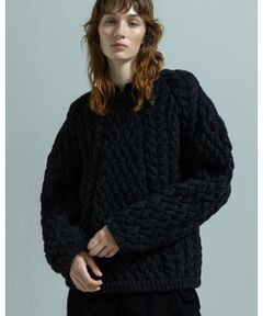 BIYOMA / ビヨーマ ニット・セーター | ARAN KNIT PULLOVER