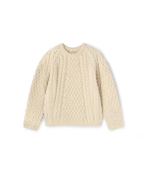 BIYOMA / ビヨーマ ニット・セーター | ARAN KNIT PULLOVER | 詳細1
