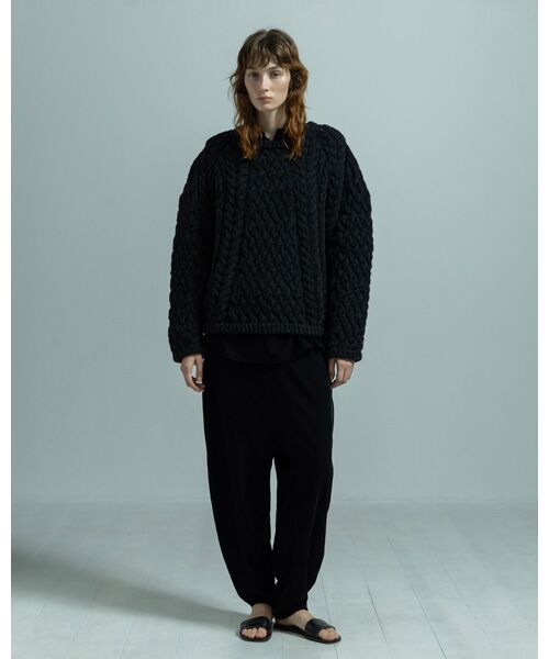 BIYOMA / ビヨーマ ニット・セーター | ARAN KNIT PULLOVER | 詳細9