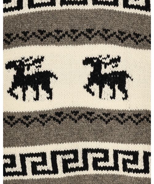 BIYOMA / ビヨーマ ニット・セーター | FULL ZIP COWICHAN SWEATER | 詳細4