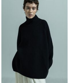 BIYOMA / ビヨーマ ニット・セーター | WOOL RIB KNIT TURTLENECK PULLOVER