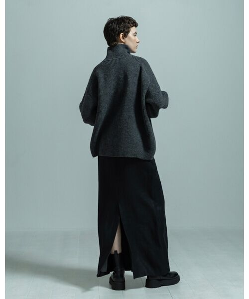 BIYOMA / ビヨーマ ニット・セーター | WOOL RIB KNIT TURTLENECK PULLOVER | 詳細10