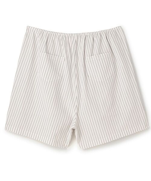 BIYOMA / ビヨーマ ショート・ハーフ・半端丈パンツ | COTTON STRIPE RELAX SHORTS-ストライプ-0 | 詳細1