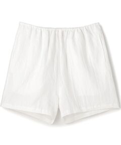 BIYOMA / ビヨーマ ショート・ハーフ・半端丈パンツ | LINEN RELAX SHORTS-ホワイト-1