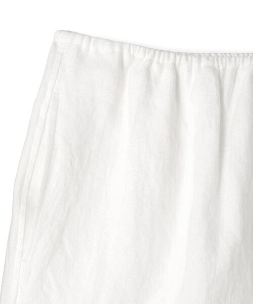 BIYOMA / ビヨーマ ショート・ハーフ・半端丈パンツ | LINEN RELAX SHORTS-ホワイト-0 | 詳細2