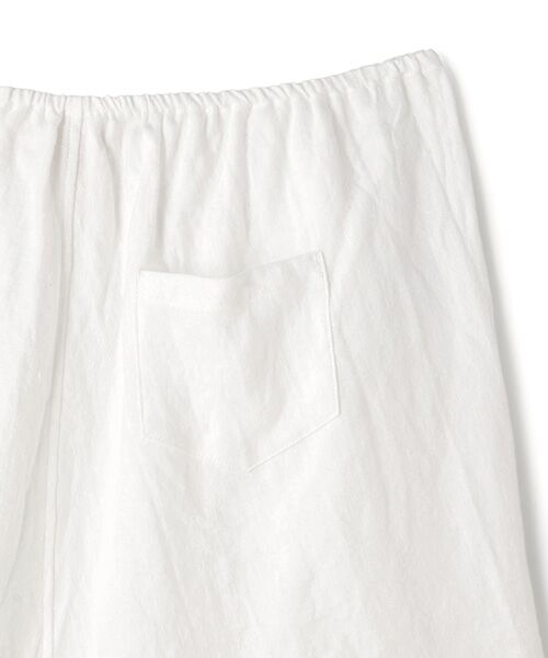 BIYOMA / ビヨーマ ショート・ハーフ・半端丈パンツ | LINEN RELAX SHORTS-ホワイト-0 | 詳細3