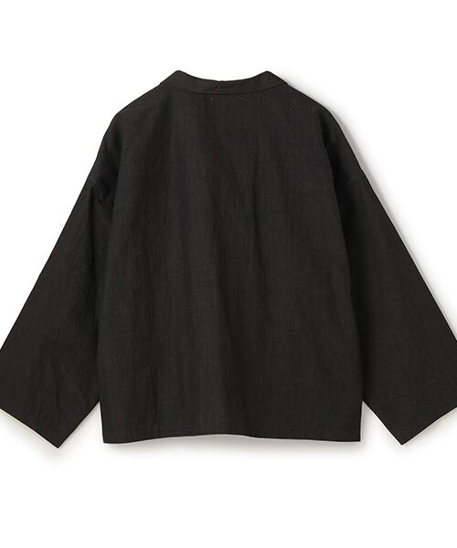 BIYOMA / ビヨーマ シャツ・ブラウス | COTTON LINEN W POCKET SHIRT-チャコール-F | 詳細6