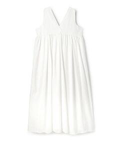 BIYOMA / ビヨーマ ロング・マキシ丈ワンピース | COTTON GATHERED DRESS-ナチュラル-1