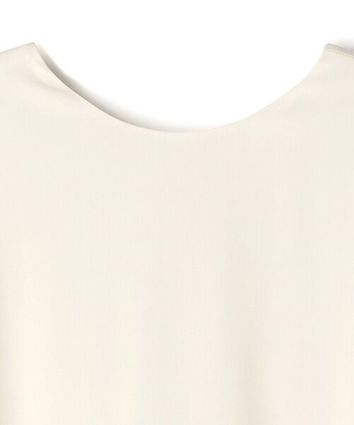 BIYOMA / ビヨーマ ロング・マキシ丈ワンピース | TRI-ACETATE POLYESTER BACK SATIN DRESS -ホワイト-1 | 詳細2