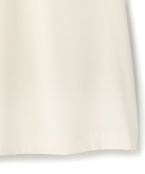 BIYOMA / ビヨーマ ロング・マキシ丈ワンピース | TRI-ACETATE POLYESTER BACK SATIN DRESS -ホワイト-1 | 詳細4