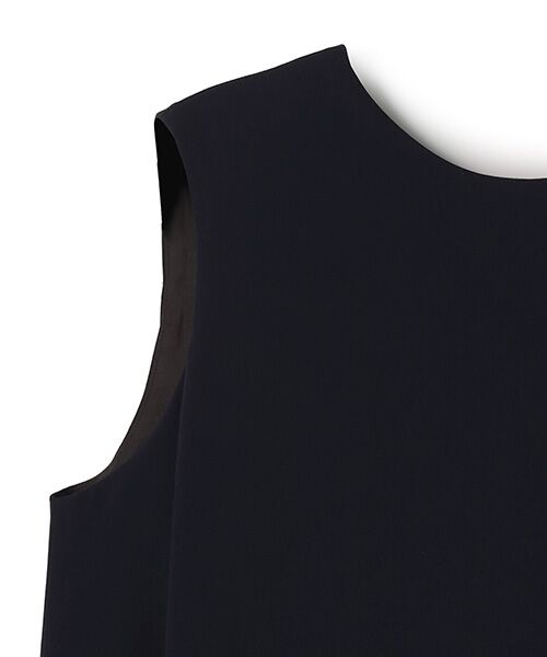 BIYOMA / ビヨーマ ロング・マキシ丈ワンピース | TRI-ACETATE POLYESTER BACK SATIN DRESS -ホワイト-1 | 詳細13