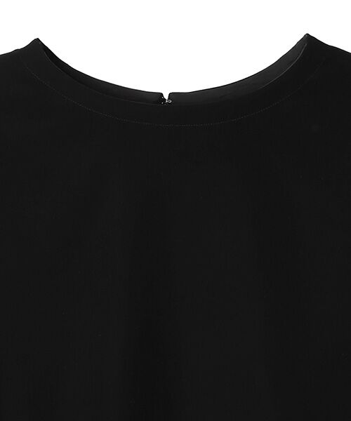 BIYOMA / ビヨーマ Tシャツ | POLYESTER SATIN SHORT SLEEVED BLOUSE-ホワイト-1 | 詳細9