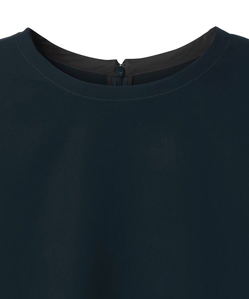 BIYOMA / ビヨーマ Tシャツ | POLYESTER SATIN SHORT SLEEVED BLOUSE-ホワイト-1 | 詳細14