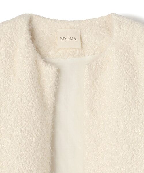 BIYOMA / ビヨーマ その他アウター | NO COLLAR BLOUSON-ナチュラル-0 | 詳細4