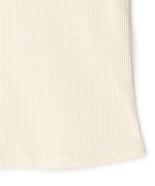 BIYOMA / ビヨーマ タンクトップ | SILK RIB AMERICAN SLEEVE TANK TOP-ブラック-F | 詳細4