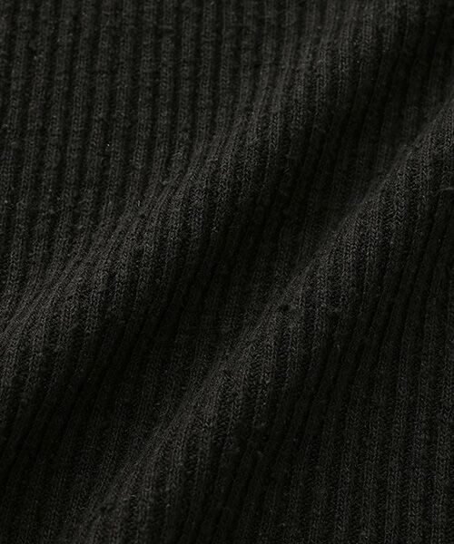 BIYOMA / ビヨーマ タンクトップ | SILK RIB AMERICAN SLEEVE TANK TOP-ブラック-F | 詳細10