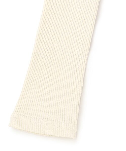 BIYOMA / ビヨーマ カットソー | SILK RIB LONG SLEEVE PULLOVER-ブラック-F | 詳細3