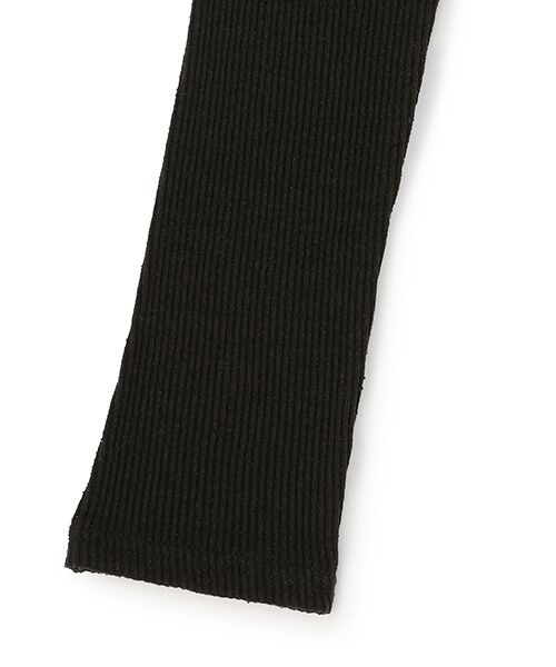 BIYOMA / ビヨーマ カットソー | SILK RIB LONG SLEEVE PULLOVER-ブラック-F | 詳細8