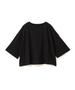 BIYOMA / ビヨーマ Tシャツ | COTTON JERSEY SHORT SLEEVE PULLOVER-ブラック-1