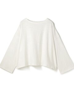 BIYOMA / ビヨーマ カットソー | COTTON JERSEY LONG SLEEVE PULLOVER-ホワイト-1
