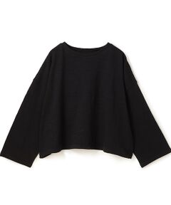 BIYOMA / ビヨーマ カットソー | COTTON JERSEY LONG SLEEVE PULLOVER-ブラック-1