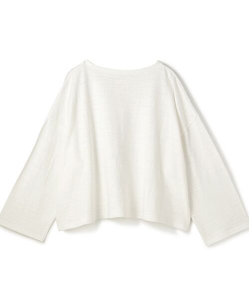 BIYOMA / ビヨーマ カットソー | COTTON JERSEY LONG SLEEVE PULLOVER-ブラック-0 | 詳細1