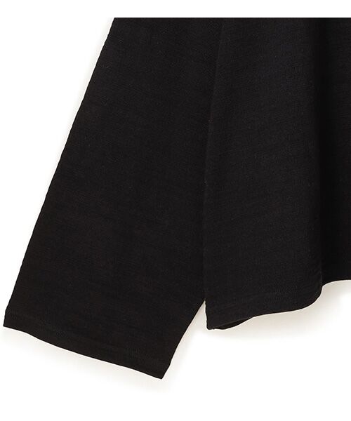 BIYOMA / ビヨーマ カットソー | COTTON JERSEY LONG SLEEVE PULLOVER-ブラック-0 | 詳細7