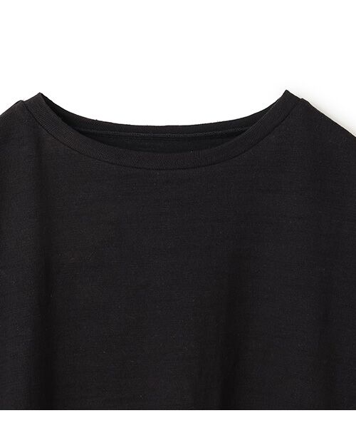 BIYOMA / ビヨーマ カットソー | COTTON JERSEY LONG SLEEVE PULLOVER-ブラック-0 | 詳細9