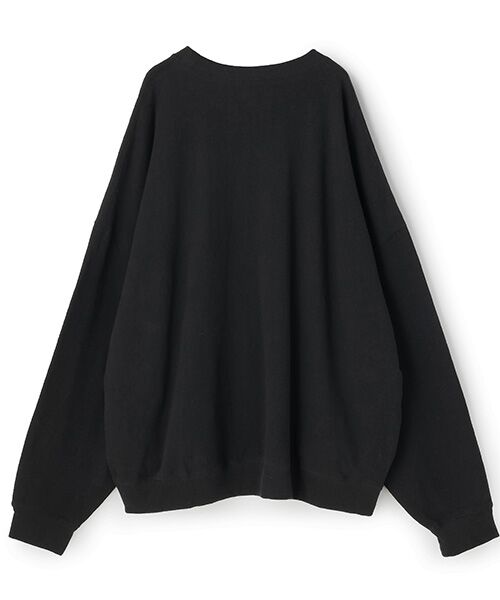 BIYOMA / ビヨーマ カットソー | COTTON LINEN RIB LOOSE SILHOUETTE PULLOVER-ベージュ-F | 詳細1