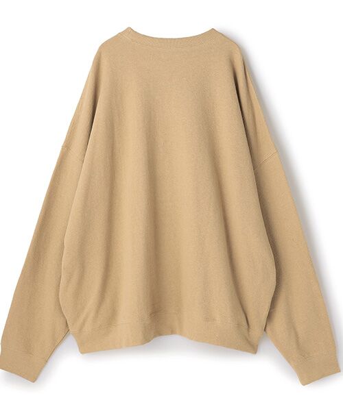 BIYOMA / ビヨーマ カットソー | COTTON LINEN RIB LOOSE SILHOUETTE PULLOVER-ベージュ-F | 詳細6