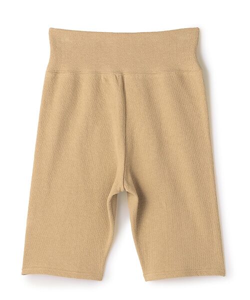 BIYOMA / ビヨーマ ショート・ハーフ・半端丈パンツ | COTTON LINEN RIB SHORT LEGGINGS-ナチュラル-F | 詳細6