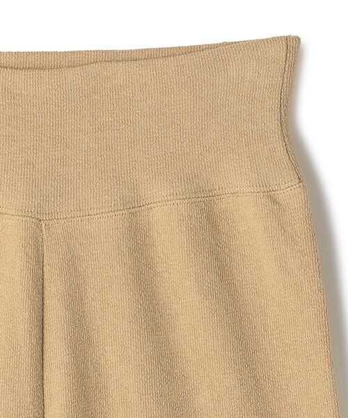 BIYOMA / ビヨーマ ショート・ハーフ・半端丈パンツ | COTTON LINEN RIB SHORT LEGGINGS-ナチュラル-F | 詳細8