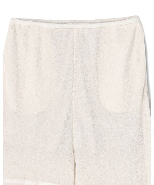 BIYOMA / ビヨーマ その他パンツ | POLYESTER POWDERY KNIT LACE COMBI PANTS-ブラック-0 | 詳細2