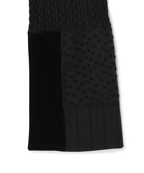 BIYOMA / ビヨーマ その他パンツ | POLYESTER POWDERY KNIT LACE COMBI PANTS-ブラック-0 | 詳細9