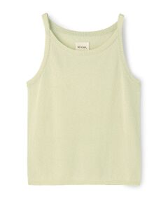 BIYOMA / ビヨーマ タンクトップ | POLYESTER POWDERY KNIT CAMISOLE-グリーン-F