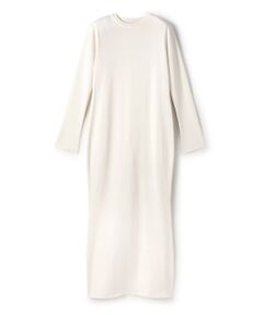 BIYOMA / ビヨーマ ロング・マキシ丈ワンピース | COTTON SILK KNIT DRESS-ホワイト-1