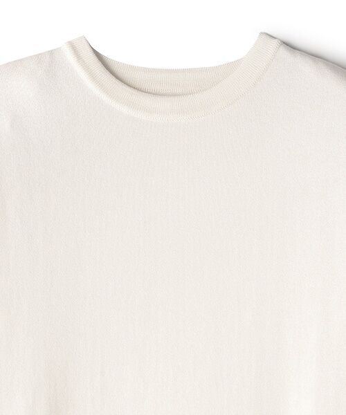 BIYOMA / ビヨーマ ロング・マキシ丈ワンピース | COTTON SILK KNIT DRESS-ネイビー-0 | 詳細2