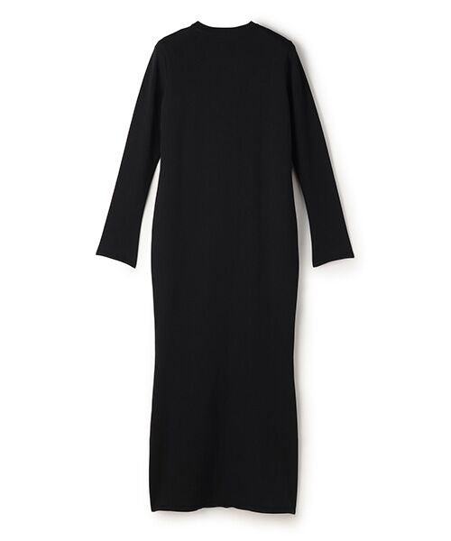 BIYOMA / ビヨーマ ロング・マキシ丈ワンピース | COTTON SILK KNIT DRESS-ネイビー-0 | 詳細6