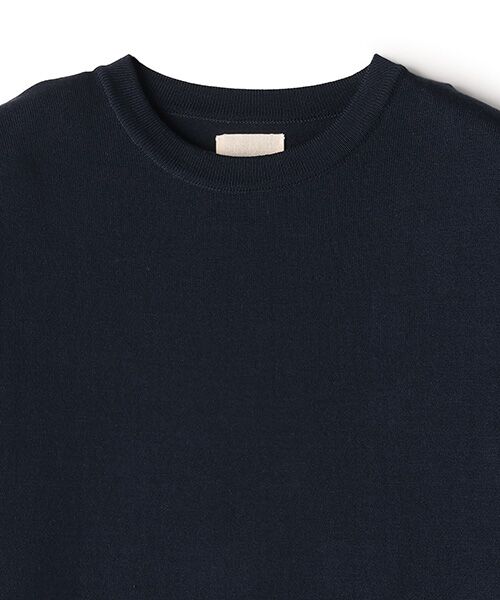 BIYOMA / ビヨーマ ロング・マキシ丈ワンピース | COTTON SILK KNIT DRESS-ネイビー-0 | 詳細12