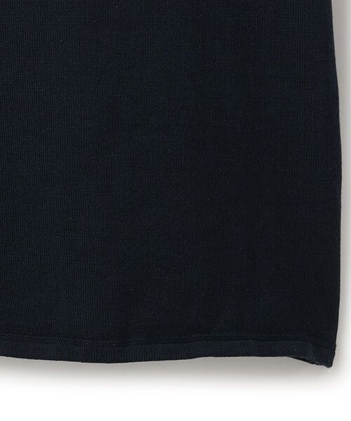 BIYOMA / ビヨーマ ロング・マキシ丈ワンピース | COTTON SILK KNIT DRESS-ネイビー-0 | 詳細14