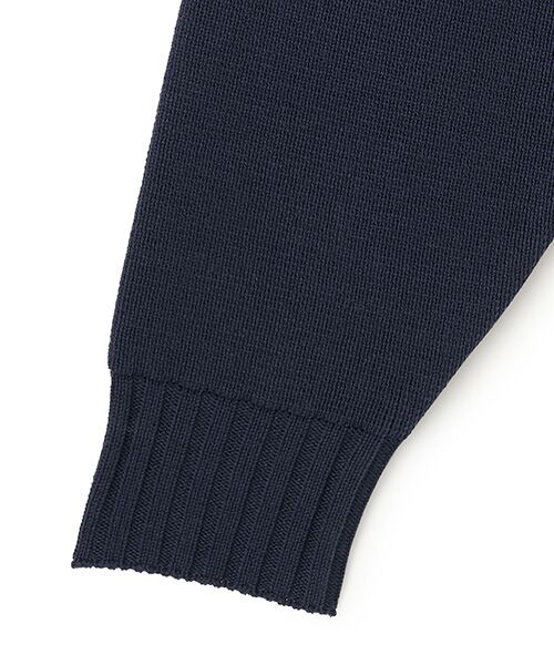 BIYOMA / ビヨーマ ニット・セーター | COTTON ACRYLIC KNIT PULLOVER-ネイビー-F | 詳細8