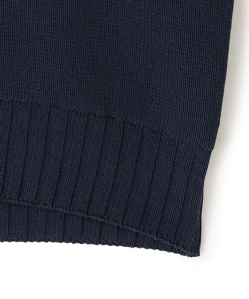 BIYOMA / ビヨーマ ニット・セーター | COTTON ACRYLIC KNIT PULLOVER-ネイビー-F | 詳細9