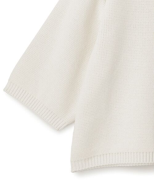 BIYOMA / ビヨーマ カーディガン・ボレロ | COTTON ACRYLIC SHORT SLEEVE KNIT CARDIGAN -ネイビー-F | 詳細2