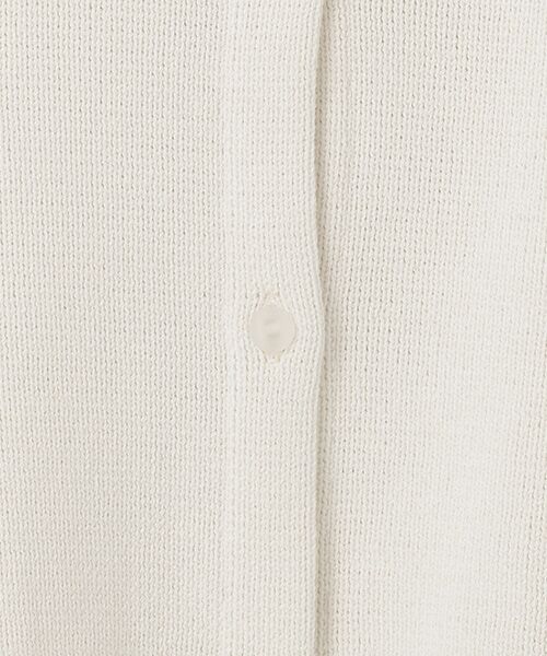 BIYOMA / ビヨーマ カーディガン・ボレロ | COTTON ACRYLIC SHORT SLEEVE KNIT CARDIGAN -ネイビー-F | 詳細4