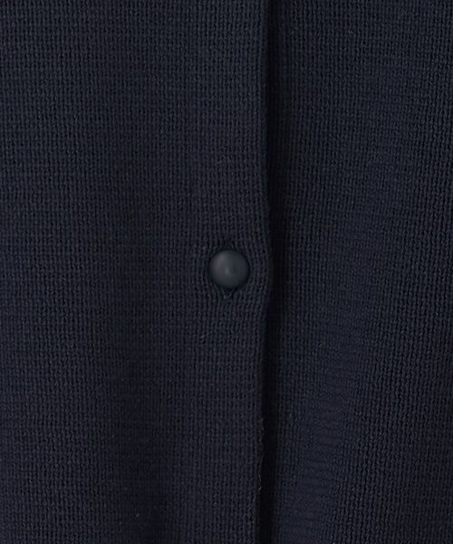 BIYOMA / ビヨーマ カーディガン・ボレロ | COTTON ACRYLIC SHORT SLEEVE KNIT CARDIGAN -ネイビー-F | 詳細9